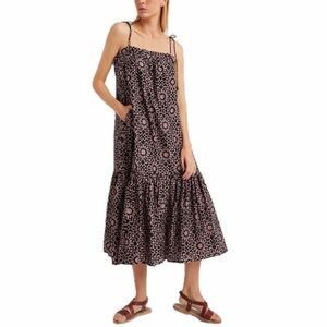 NWOT MIRTH “Savannah Sundress in Sunflower/Eggplant Print”
